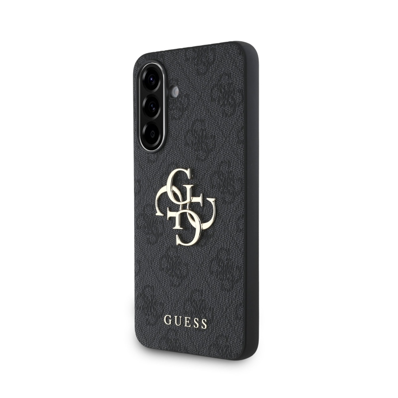 Guess PU 4G fém logó hátlap Samsung Galaxy A56 szürke