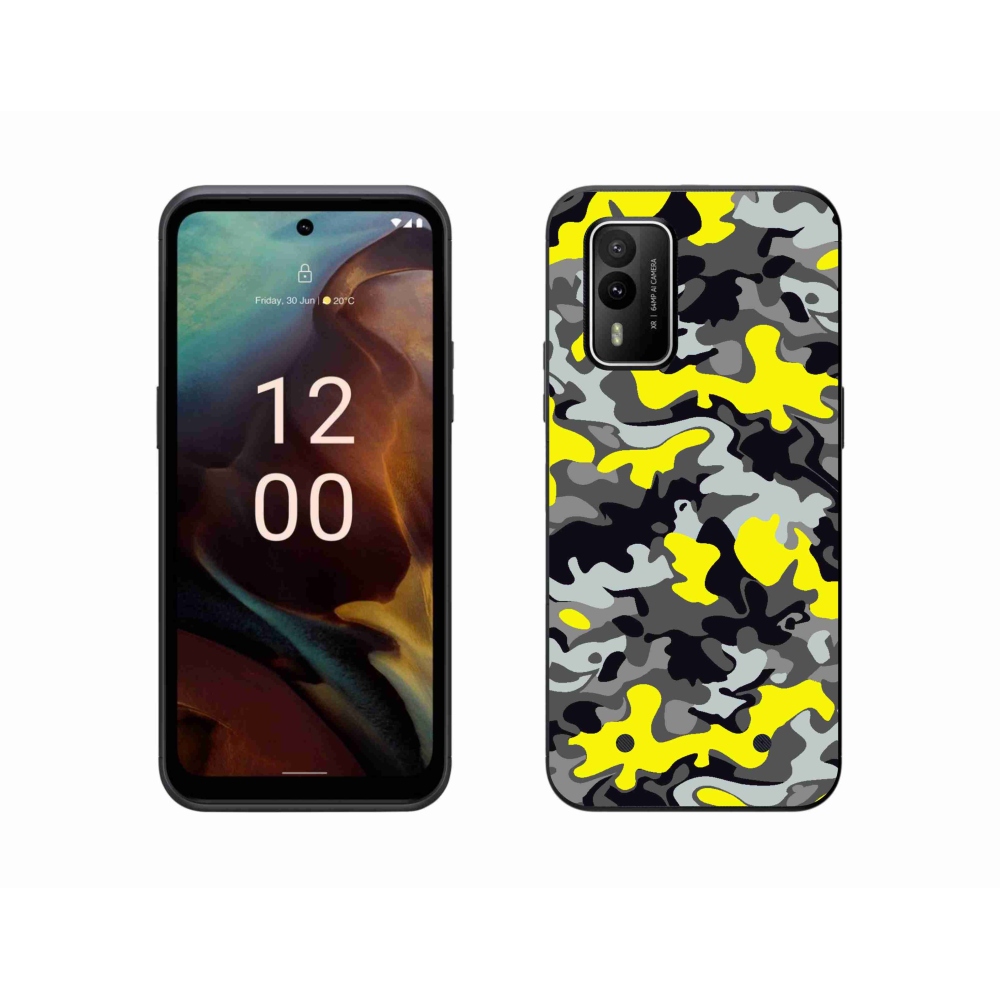Zselés borítás mmCase a Nokia XR21 készülékhez - terepszínű minta 6