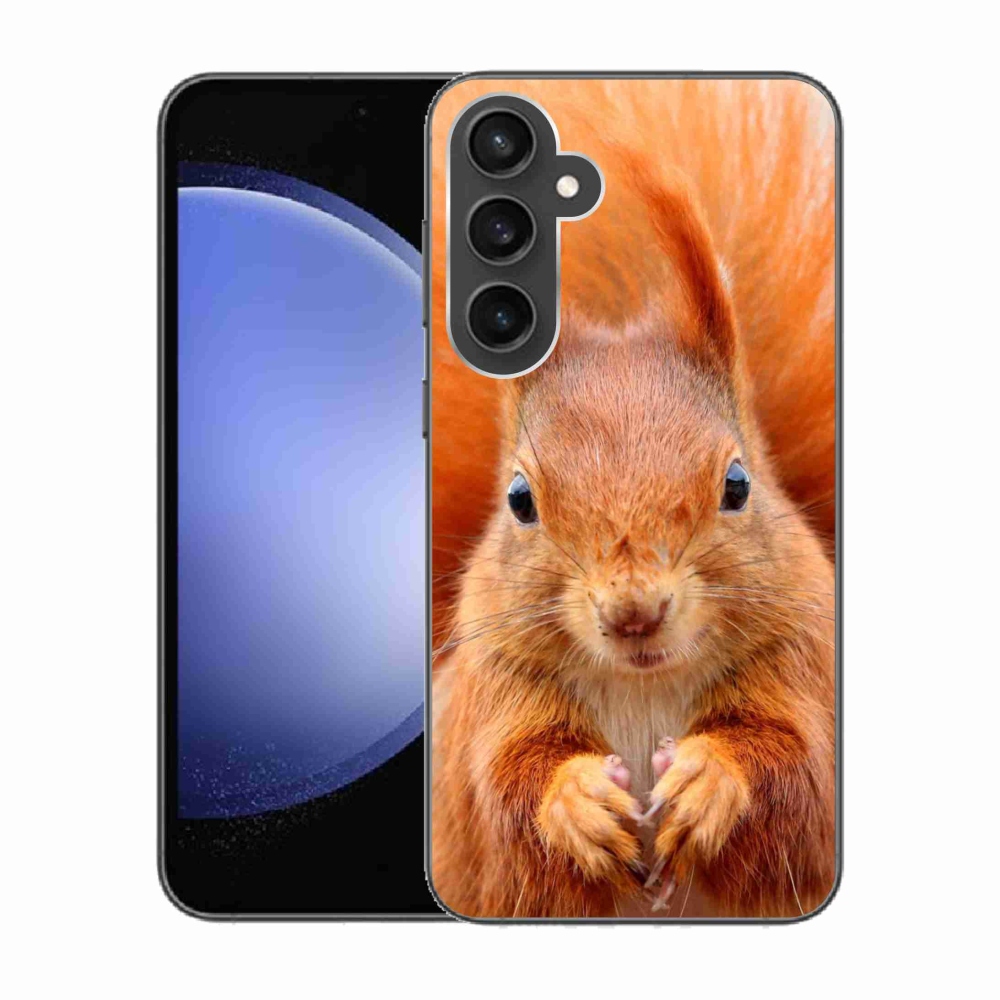 Zselés borítás mmCase Samsung Galaxy S23 FE készülékhez - mókus