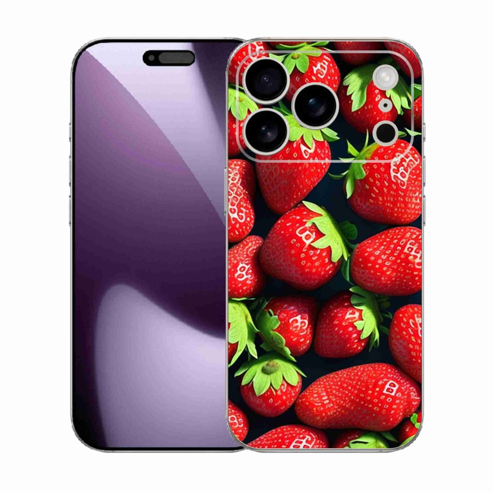 Gél védőburkolat mmCase iPhone 17 Pro készülékhez - eper