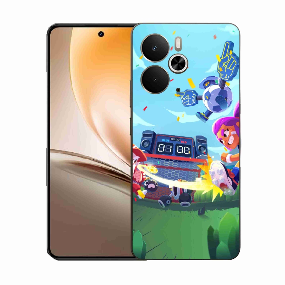 Gél borítás mmCase a Realme 14 5G-hez - verekedés csillagok 1