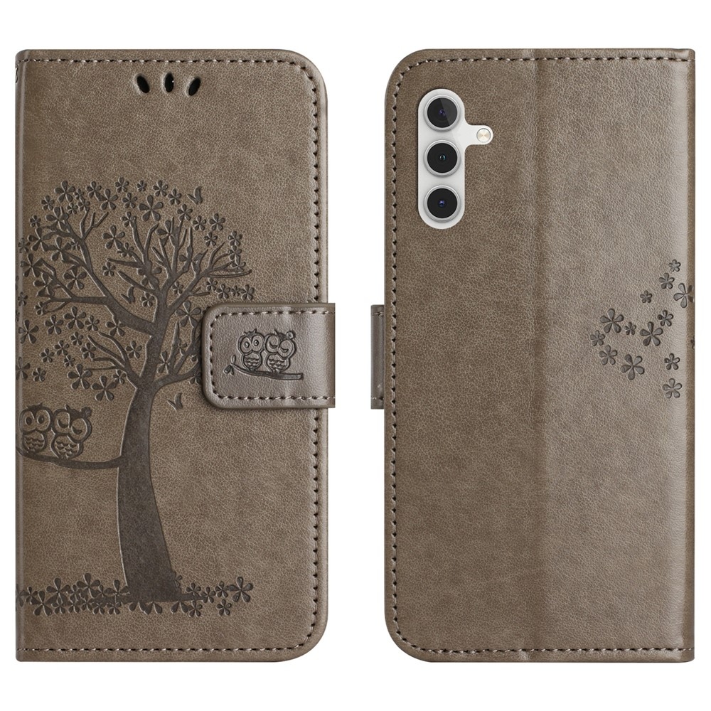 Fás könyv tok Samsung Galaxy S25 FE készülékhez - szürke