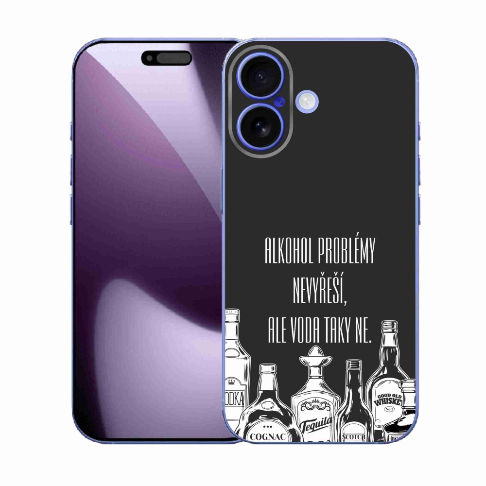 Gél borító mmCase iPhone 17 készülékhez - vicces szöveges fekete háttér