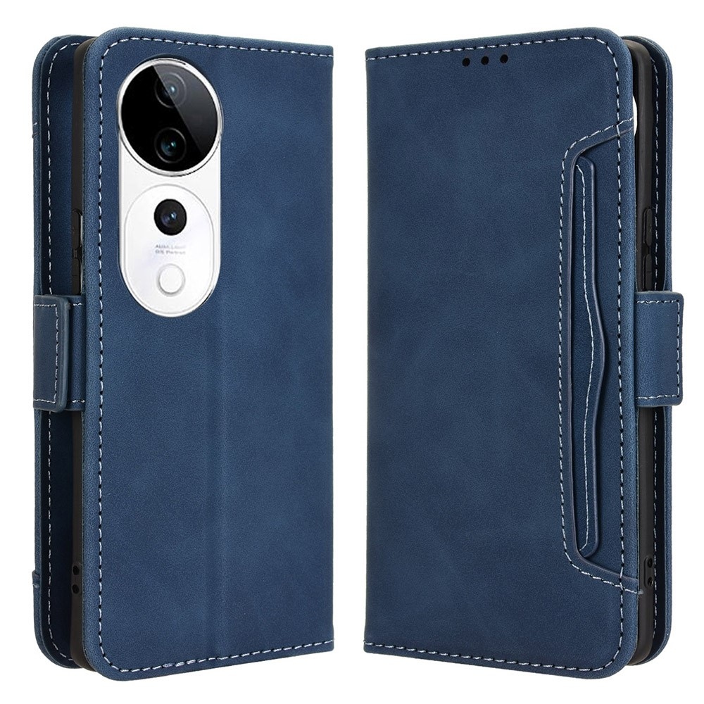 Több könyv tok a Vivo V40 5G-hez - kék