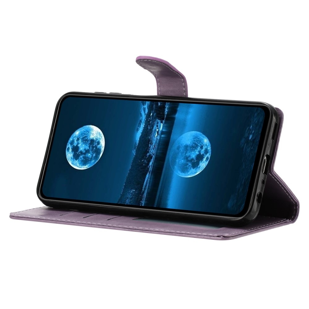 Könyvtáska a Google Pixel 9a számára - lila