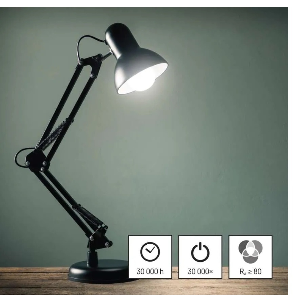 LED izzó Classic A60 / E27 / 7 W (60 W) / 806 lm / semleges fehér