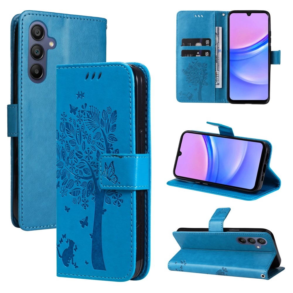 Fák könyve tok Samsung Galaxy A16 4G/5G/A26 5G - kék