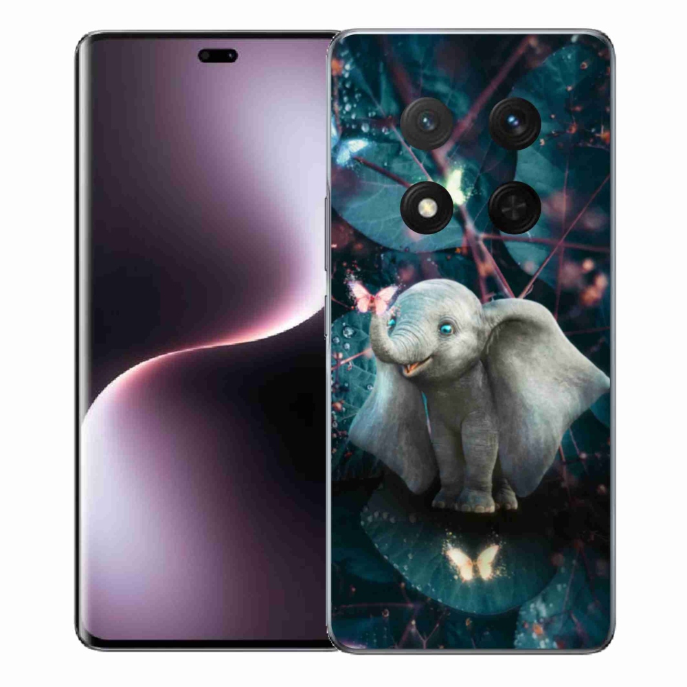 Gél borítás mmCase a Honor Magic 7 Lite 5G számára - aranyos elefánt