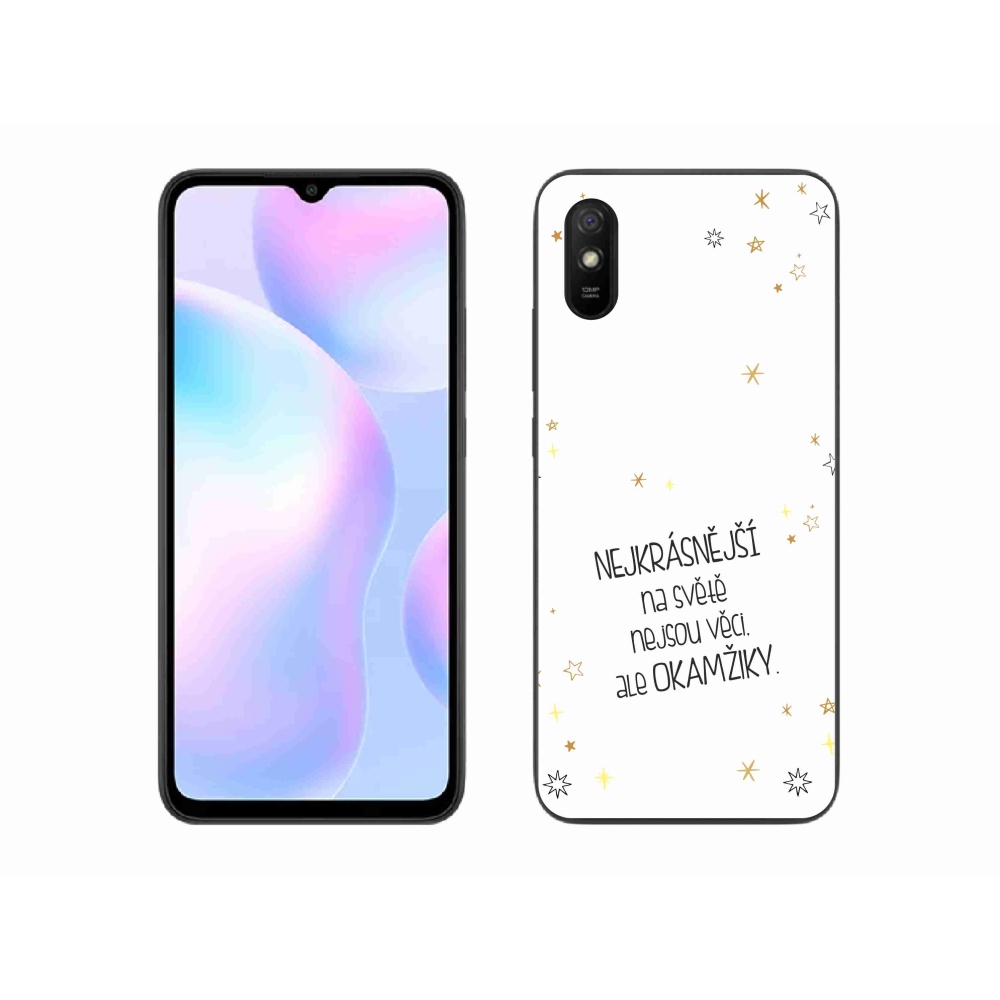 Gél borító mmCase a Xiaomi Redmi 9A - idézem 4 fehér háttérrel