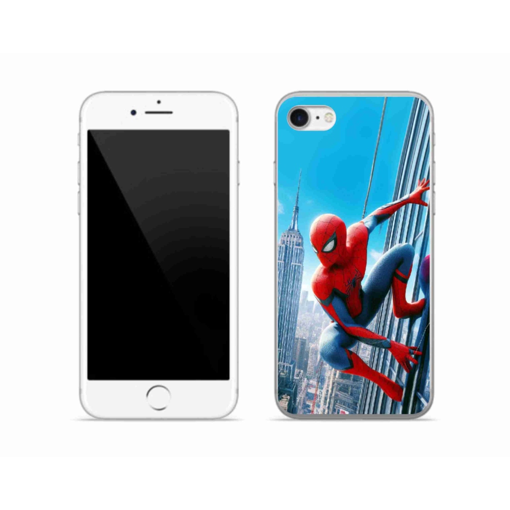 Zselés borítás mmCase iPhone SE (2020) - pókemberhez