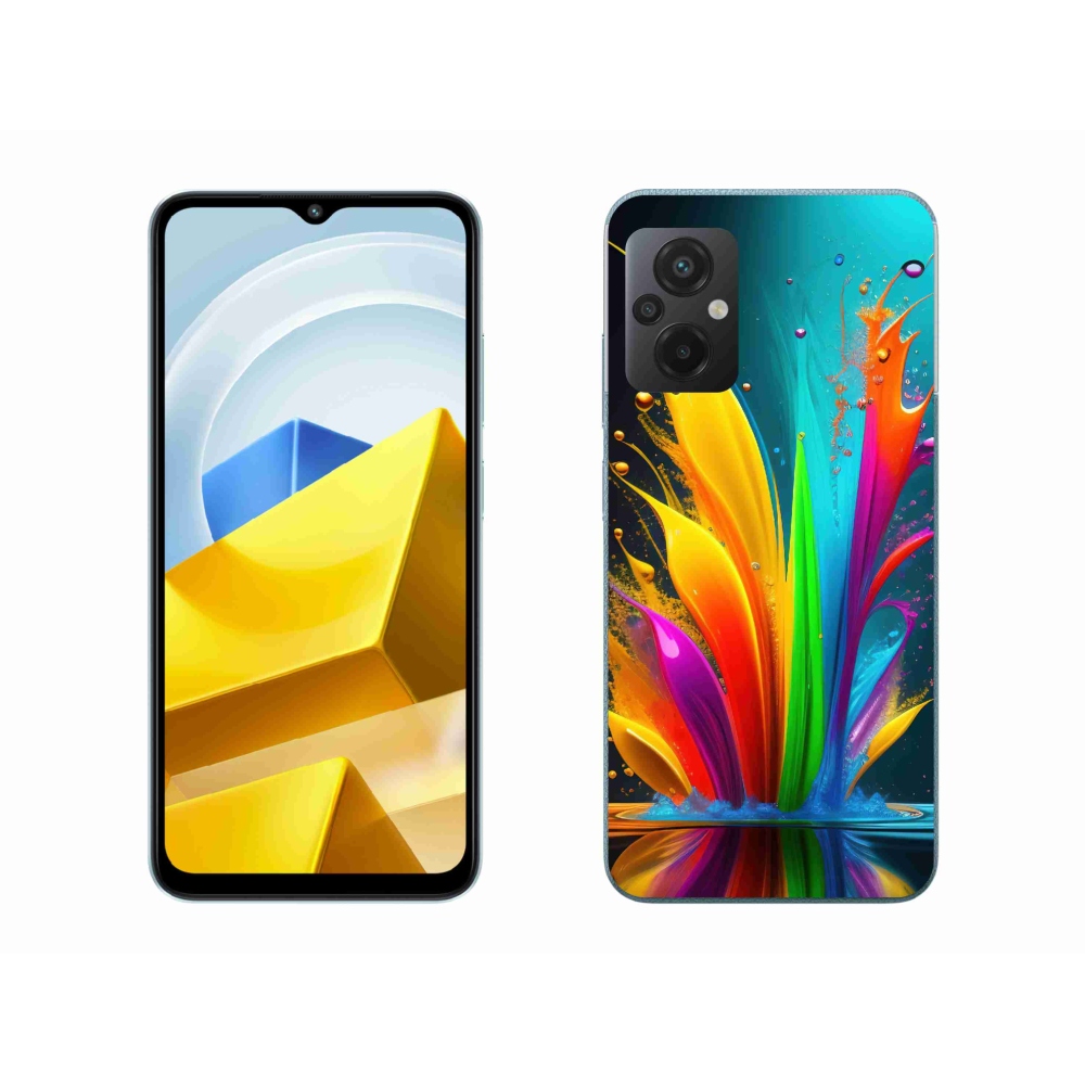 Gél borítás mmCase a Xiaomi Poco M5 4G-hez - absztrakt motívum 1