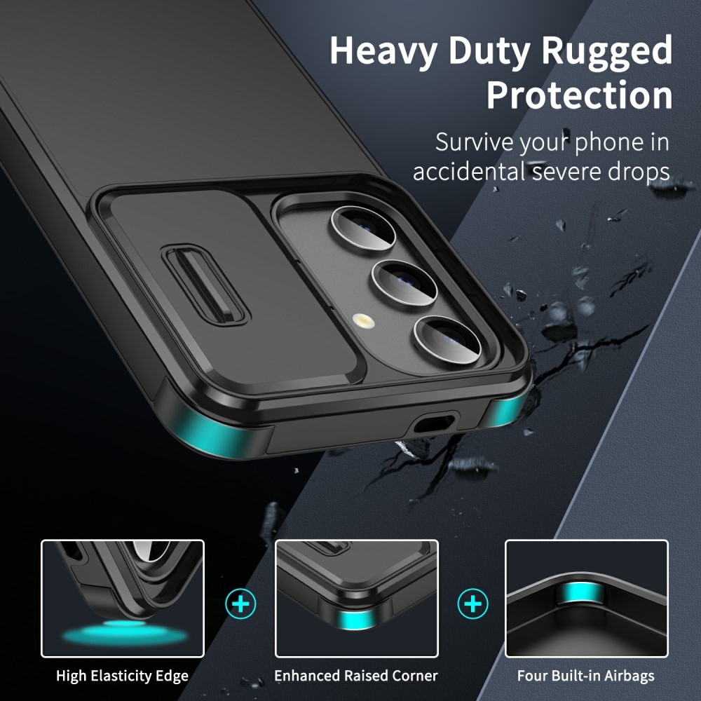 Camshield tartós borítás Samsung Galaxy A36 5G/A56 5G készülékhez - fekete