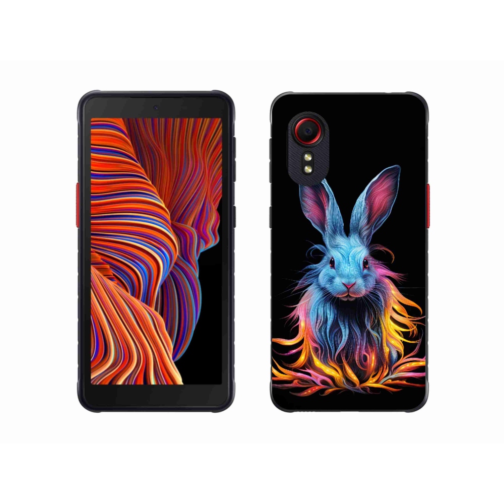 Gél borítás mmCase Samsung Galaxy Xcover 5 készülékhez - absztrakt nyuszi