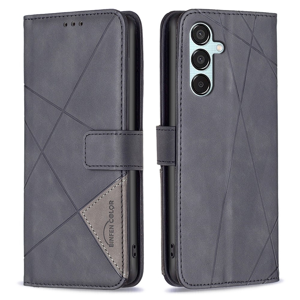 BINFEN könyvtáska Samsung Galaxy M15 5G - fekete