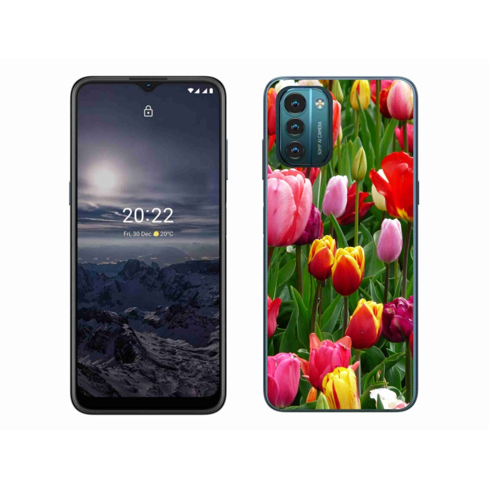 Zselés borítás mmCase a Nokia G11/G21 készülékhez - tulipánok