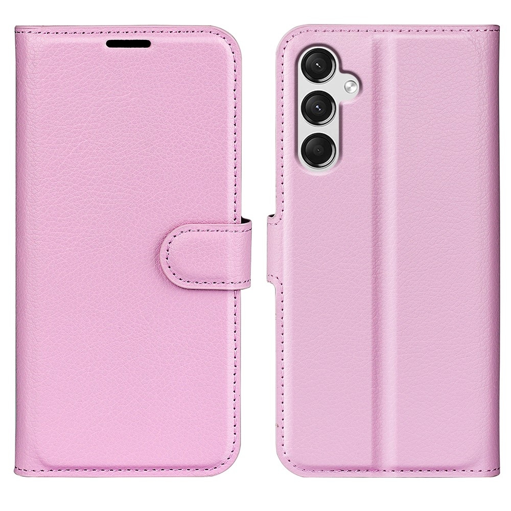 Litchi könyv tok Samsung Galaxy A25 5G - rózsaszínű