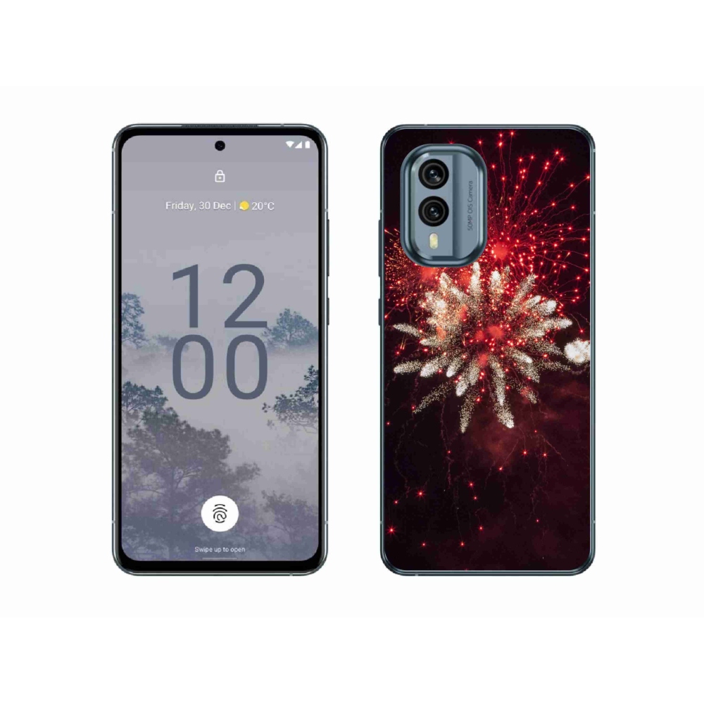 Zselés borítás mmCase a Nokia X30 5G készülékhez - tűzijáték