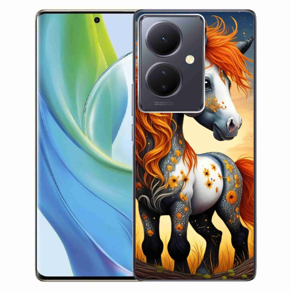 Gél borító mmCase a Vivo V29 Lite 5G-hez - színes póni