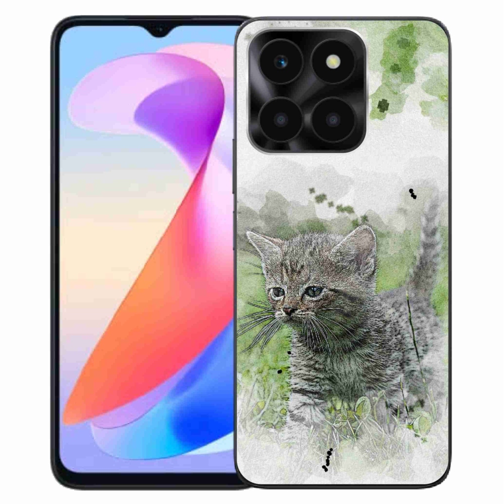 Gél borítás mmCase a Honor X6a készülékhez - aranyos cica 1