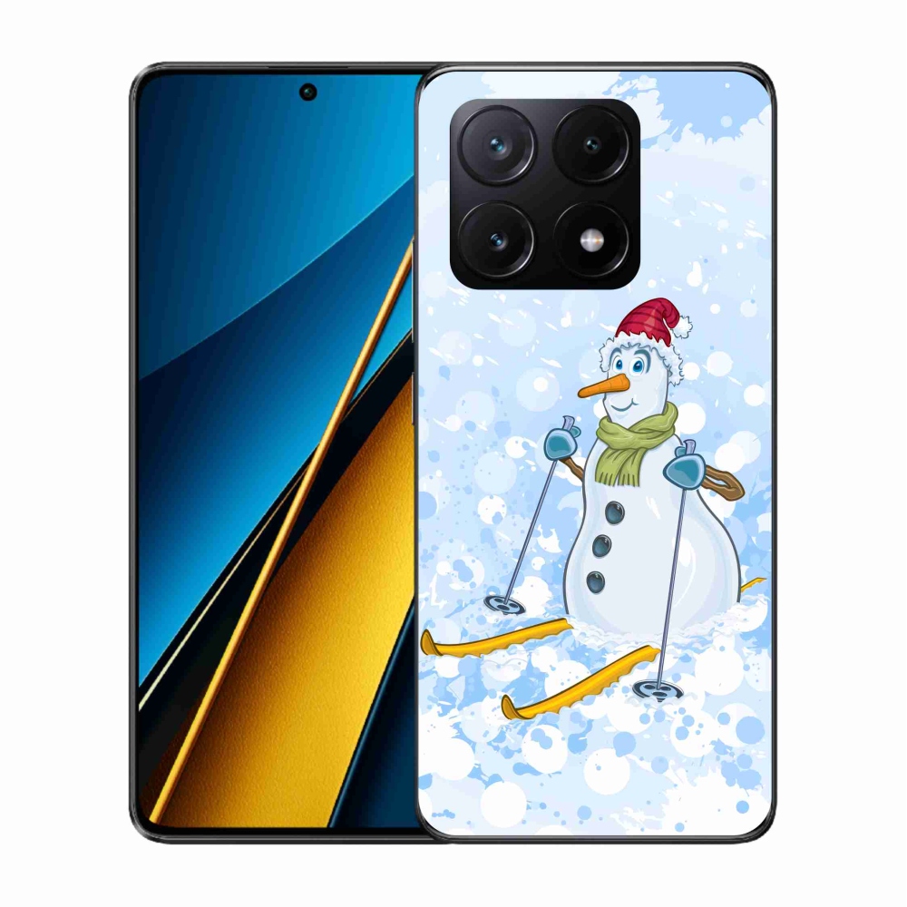 Gél borítás mmCase a Xiaomi Poco X6 Pro 5G számára - hóember