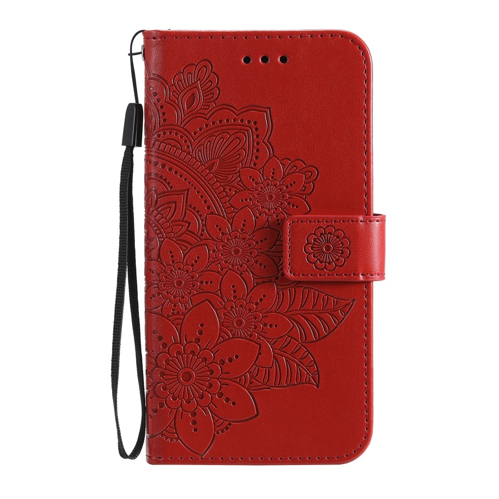Mandala könyv tok a Vivo V50 Lite 4G/5G készülékhez - piros