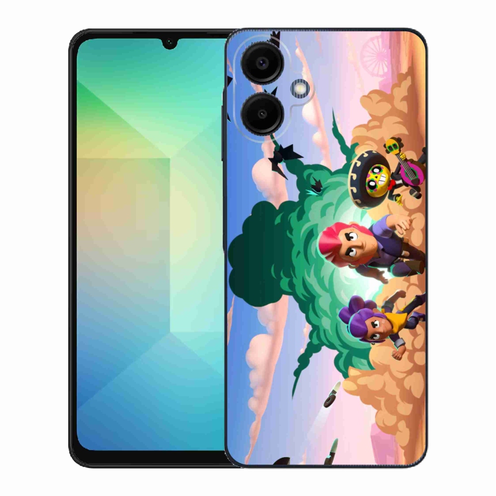 Gél borítás mmCase Samsung Galaxy A06 4G - verekedés csillagok