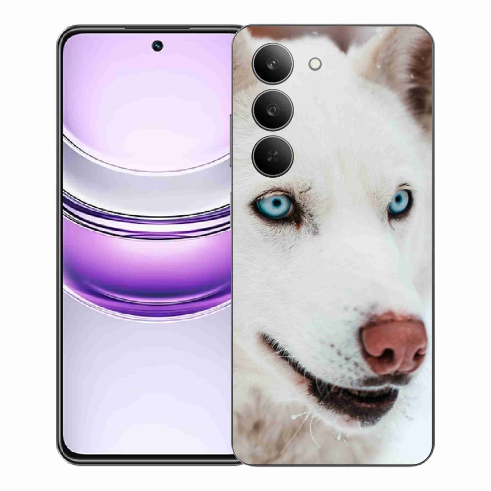 Zselés borítás mmCase a Realme 14x 5G készülékhez - kutya nézet