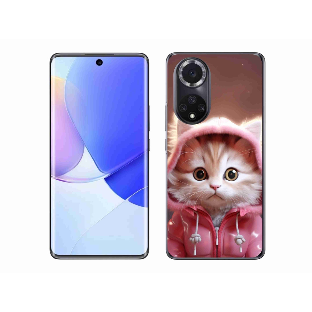 Gél borító mmCase a Huawei Nova 9-en - aranyos cica 3