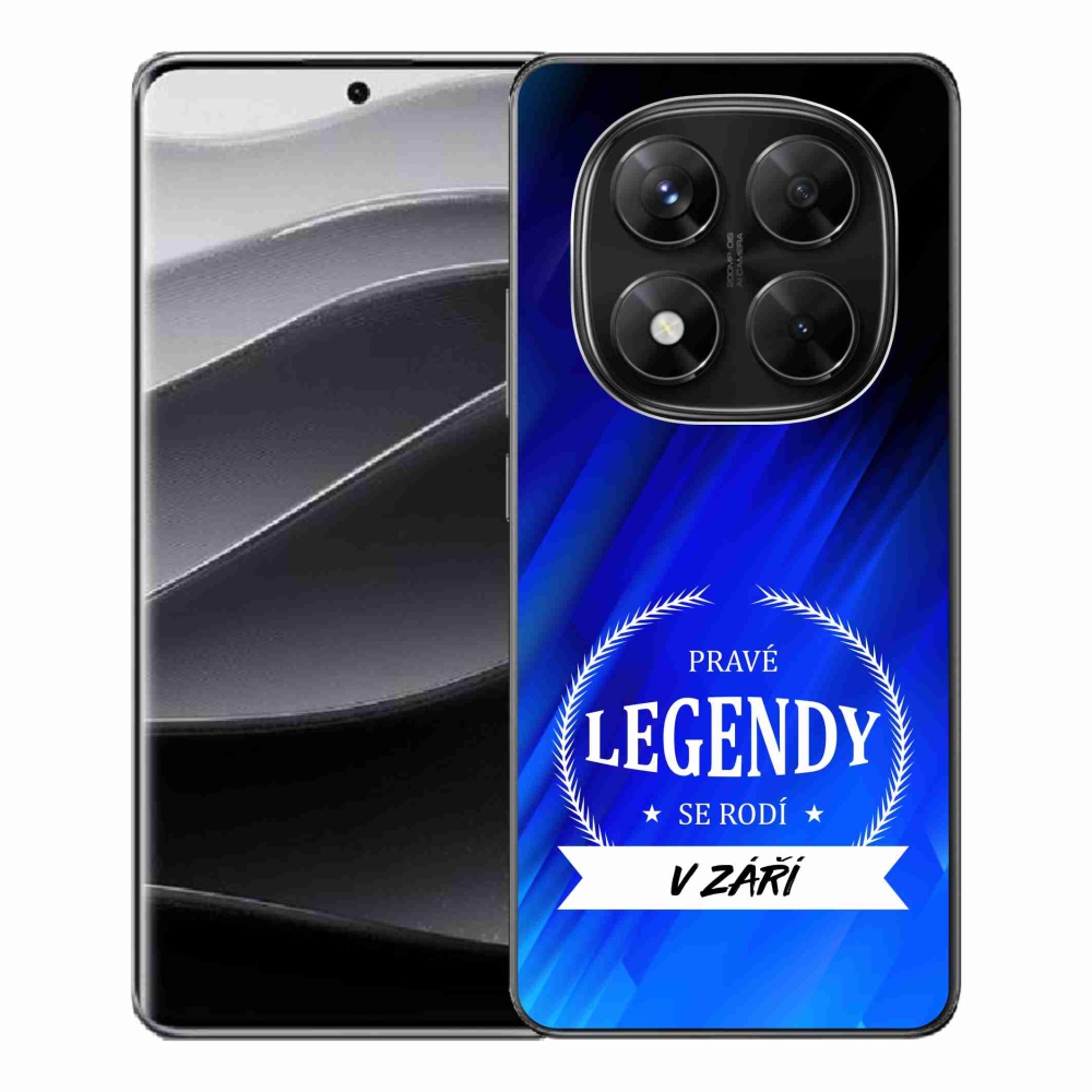 Zselés borítás mmCase a Xiaomi Redmi Note 14 Pro 5G/Poco X7 5G - Legendák szeptemberi kék háttérrel