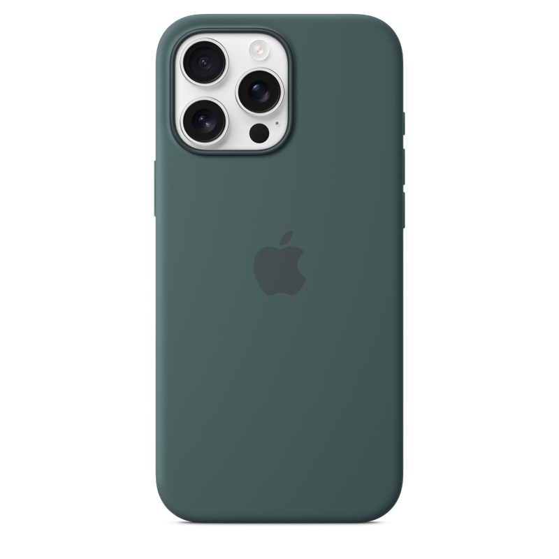 MA7V4ZM/A Apple szilikon borító, beleértve a. Magsafe iPhone 16 Pro Max készülékhez Lake Green