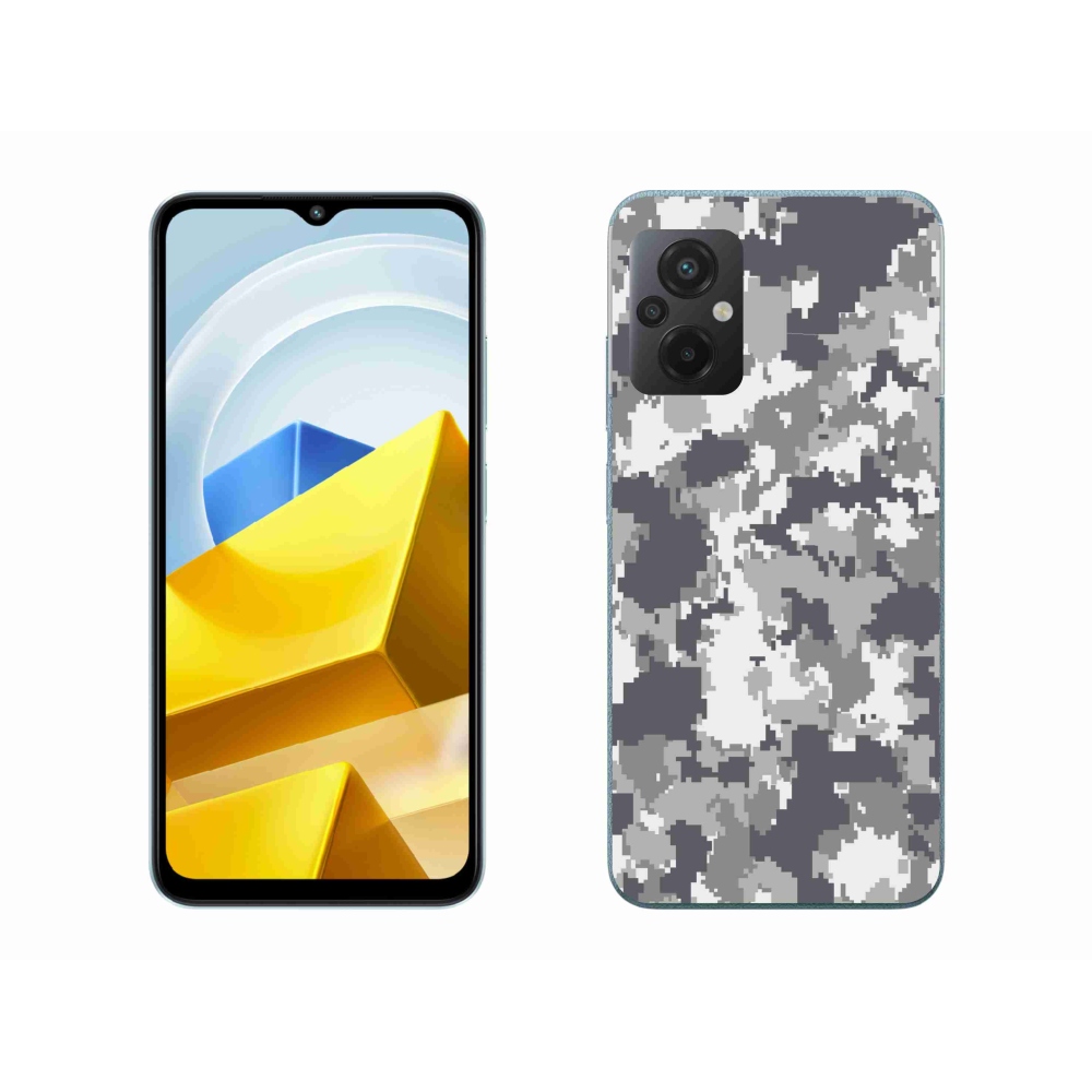 Gél borítás mmCase a Xiaomi Poco M5 4G-hez - terepszínű minta 2
