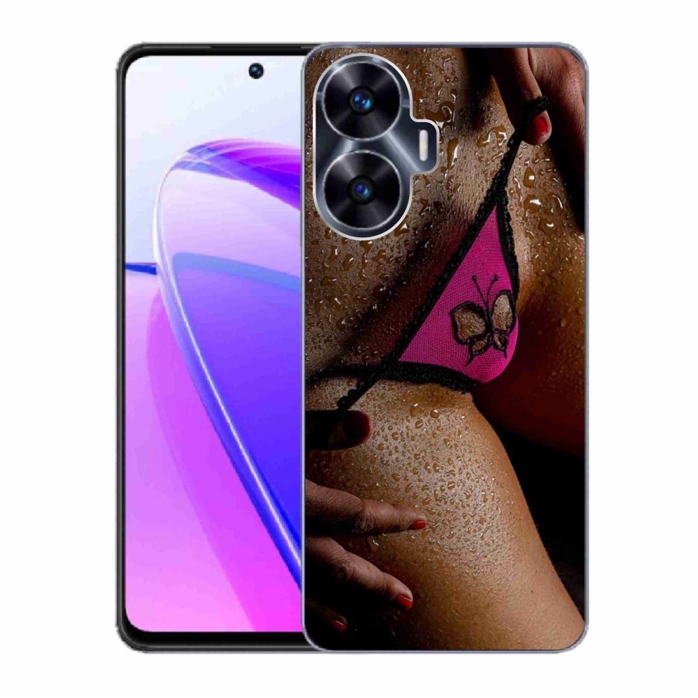 Gél borítás mmCase a Realme C55 készülékhez - szexi nő
