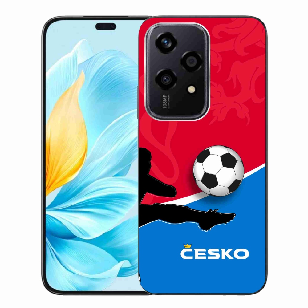 Gél borítás mmCase a Honor 200 Lite 5G számára - futball Csehország 2