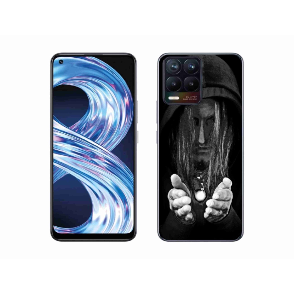 Gél borítás mmCase a Realme 8 Pro-n - titokzatos személy