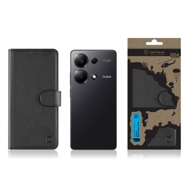 Taktikai terepi megjegyzések a Xiaomi Redmi Note 13 Pro 5G/Poco X6 5G fekete számára