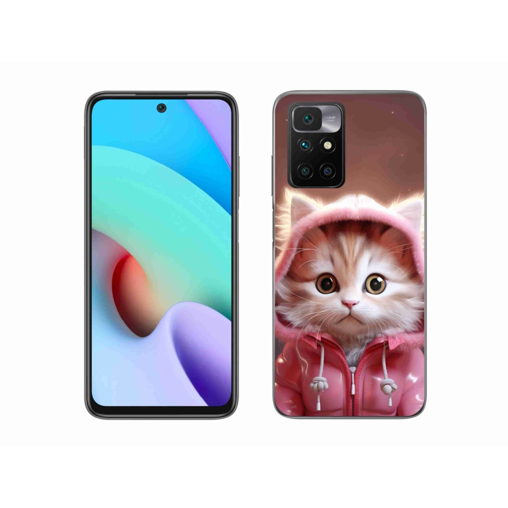 Gél borítás mmCase a Xiaomi Redmi 10/Redmi 10 (2022) - aranyos cica 3