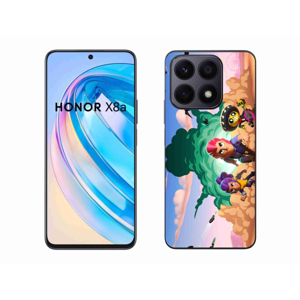 Zselés borítás mmCase a Honor X8a számára - brawl stars