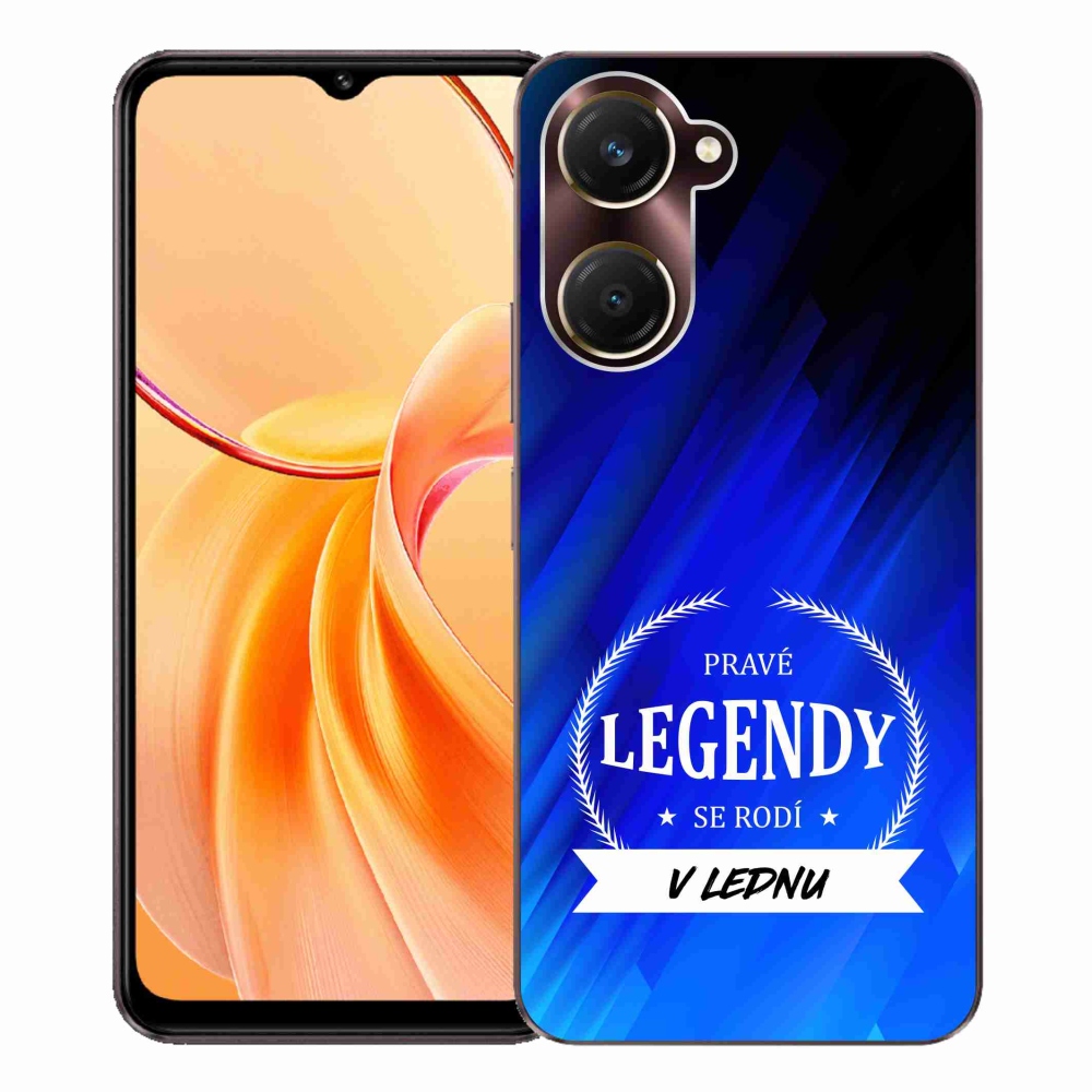 Gel Cover mmCase a Vivo Y28s 5G-n - Január legendái kék háttérrel