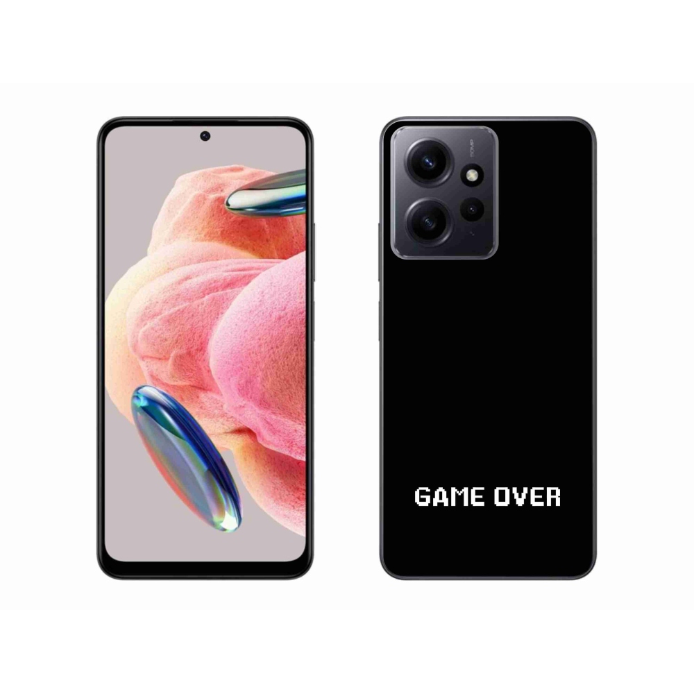 Gél borítás mmCase a Xiaomi Redmi Note 12 4G-hez - játék fekete háttérrel