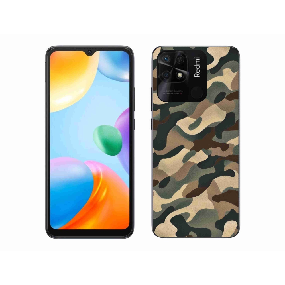 Gél borítás mmCase a Xiaomi Redmi 10C-hez - terepszínű minta 11