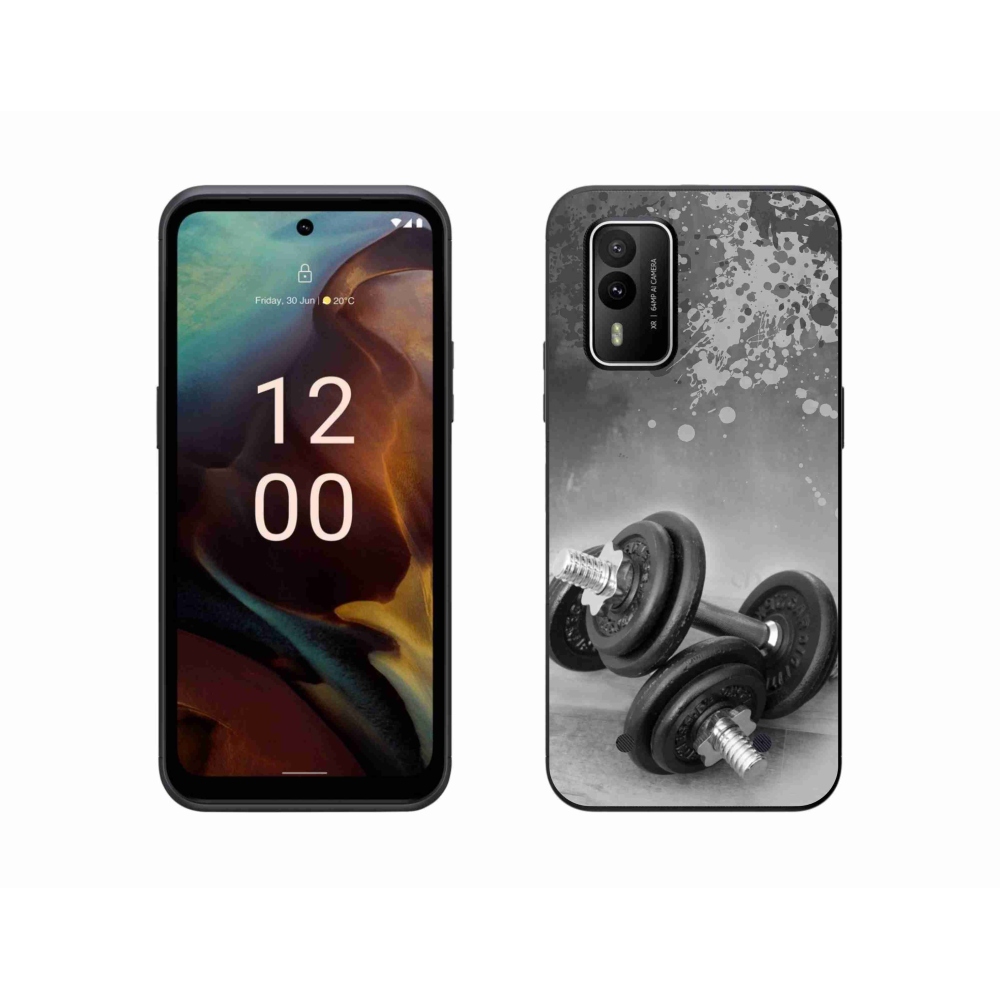 Zselés borítás mmCase a Nokia XR21 készülékhez - súlyzók 1