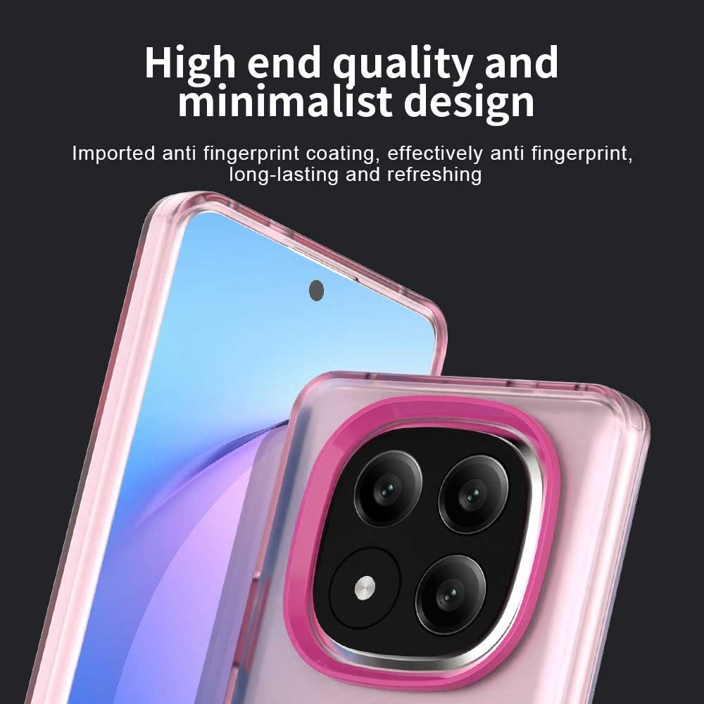 Candy zselés tok MagSafe-val Xiaomi Redmi Note 14 Pro+ 5G - rózsaszínű