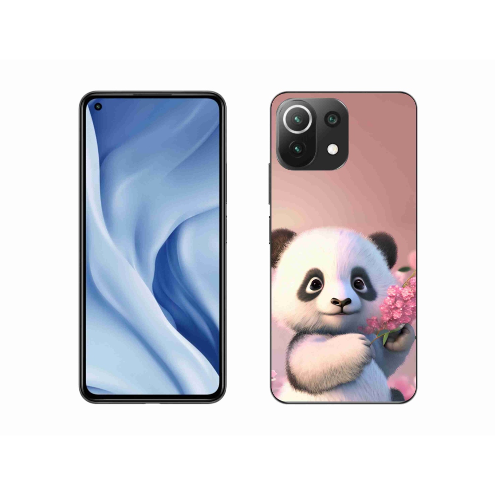 Gél borító mmCase a Xiaomi 11 Lite 5G NE számára - aranyos panda