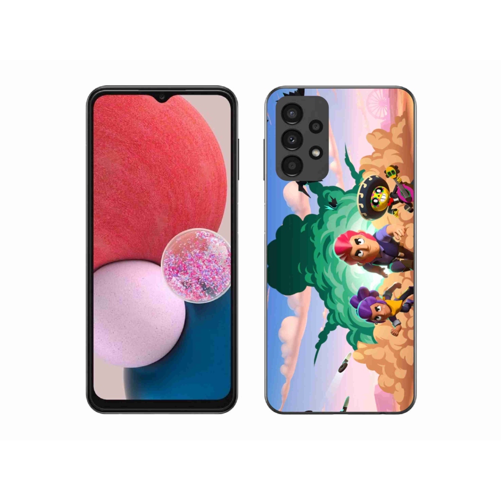 Gél borítás mmCase Samsung Galaxy A13 4G - verekedés csillagok
