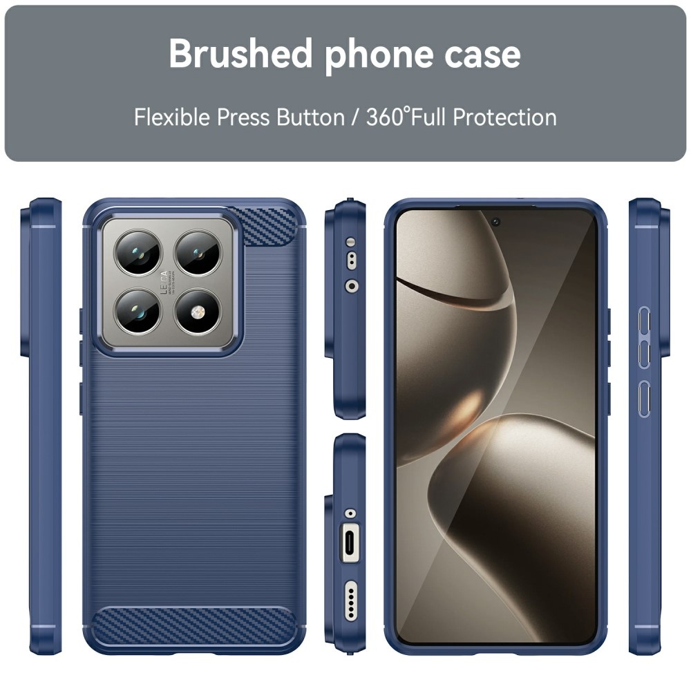 Szénálló zselés tok Xiaomi 14T/14T Pro készülékhez - kék