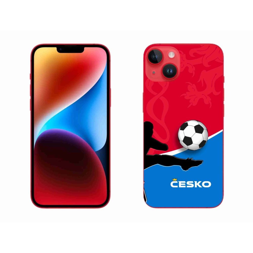 Gél védőburkolat mmCase iPhone 14 Plus készülékhez - futball Csehország 2