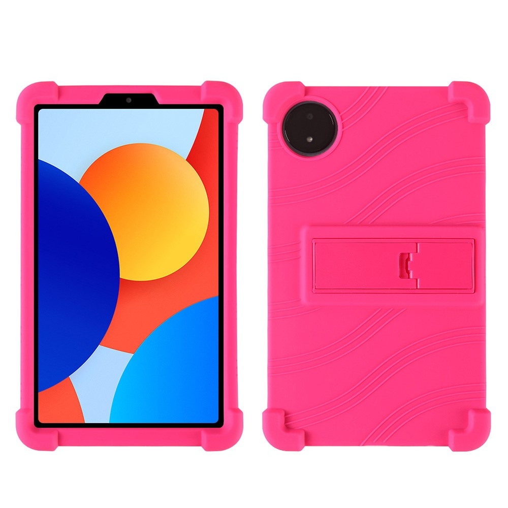 Védő szilikon tok megerősített sarkokkal a Xiaomi Redmi Pad SE 8.7-re - rózsaszínű