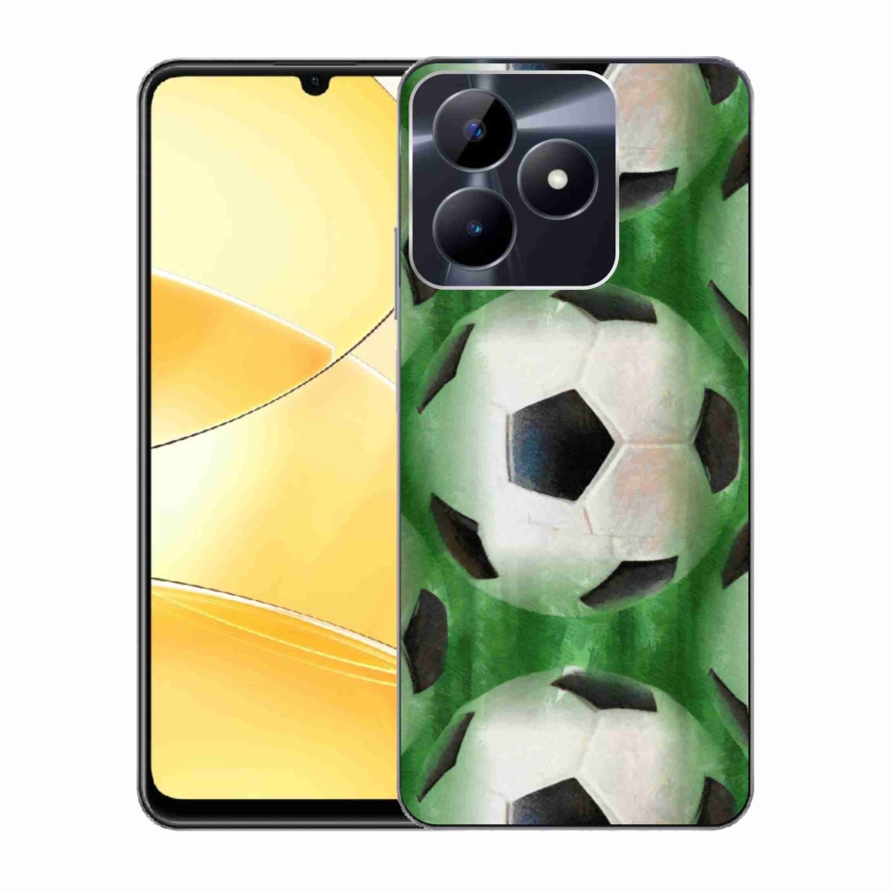 Gél borítás mmCase a Realme C51/C53 készülékhez - focilabda