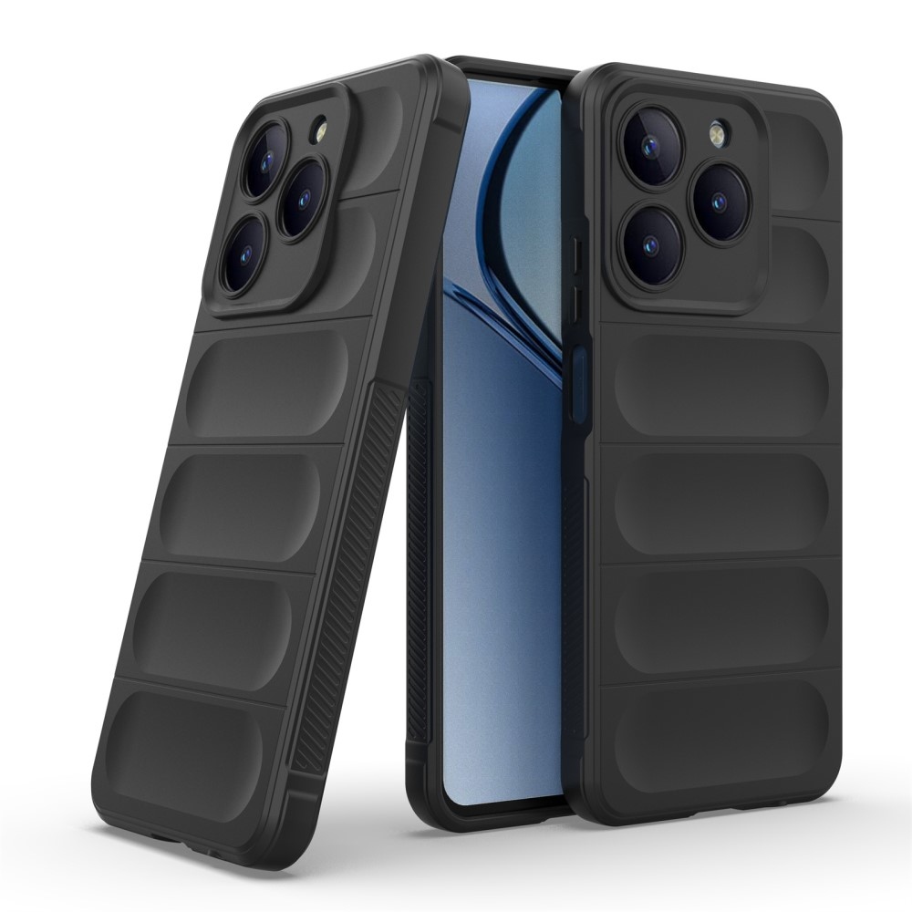Rugg tartós zselés tok a Realme C61 készülékhez - fekete