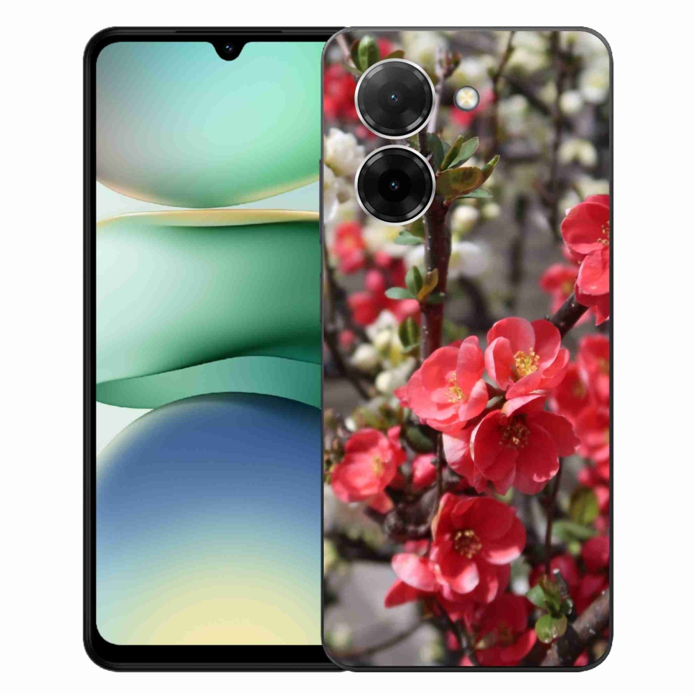 Gél borítás mmCase a Xiaomi Redmi A5 (171.7x77.8x8.3mm) - piros virágok